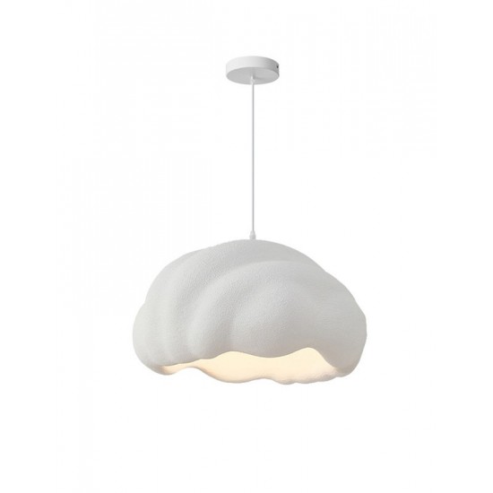 Φωτιστικό οροφής led Vomber pakoworld E27 ps λευκό Φ52x28εκ