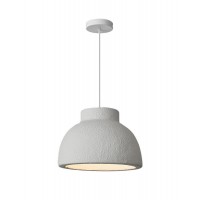 Φωτιστικό οροφής led Jenila pakoworld E27 ps λευκό Φ30x20εκ