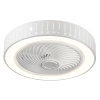 ΑΝΕΜΙΣΤΗΡΑΣ ΟΡΟΦΗΣ “STEFY” ΛΕΥΚΟΣ 12″ 35W (ΠΛΑΙΣΙΟ Φ50)REMOTE 44W LED LIGHT 3 CCT DIMMABLE
