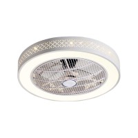 ΑΝΕΜΙΣΤΗΡΑΣ ΟΡΟΦΗΣ ΠΛΑΦΟΝΙΕΡΑ “BONNIE” ΛΕΥΚΟΣ 12″ 35W (ΠΛΑΙΣΙΟ Φ50) REMOTE 44W LED LIGHT 3 CCT DIMMABLE