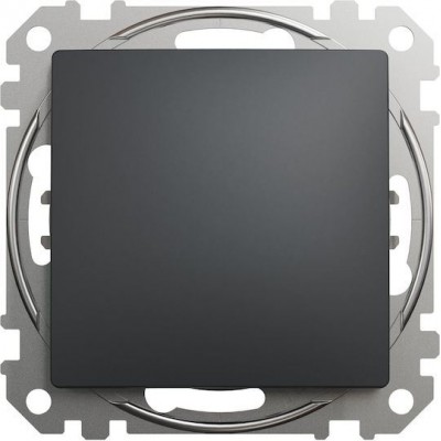 Διακόπτης Απλός 10Α Ανθρακί IP20