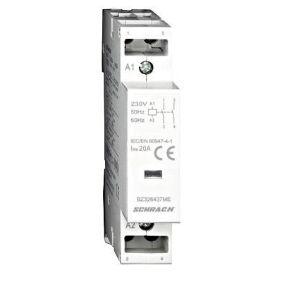 ΡΕΛΕ ΡΑΓΑΣ 20Α 2ΝΟ 230VAC 1M BZ326437ME