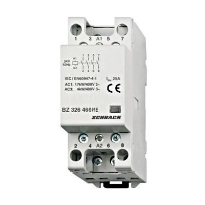 ΡΕΛΕ ΡΑΓΑΣ 25Α 4NO 24VAC 2M BZ326460ME