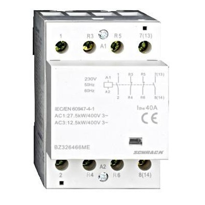 ΡΕΛΕ ΡΑΓΑΣ 40Α 2NO+2NC 230VAC 3M BZ326466ME
