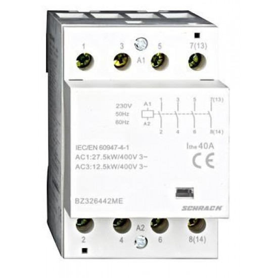 ΡΕΛΕ ΡΑΓΑΣ 40Α 4NO 230VAC 3M BZ326442ME