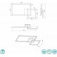 ΦΩΤΙΣΤΙΚΟ ΟΡΟΦΗΣ ΝΙΚΕΛ ΜΑΤ LED 25W 3000K 3000lm PADELLA