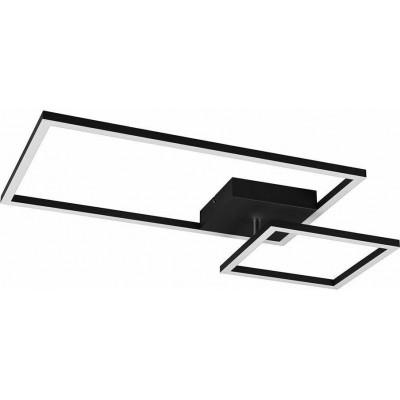 ΦΩΤΙΣΤΙΚΟ ΟΡΟΦΗΣ  ΜΑΥΡΟ ΜΑΤ LED 25W 3000K 3000lm PADELLA