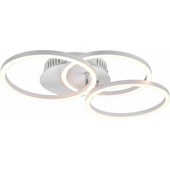 Φωτιστικό οροφής LED SMD 27W 2700-6000K 3100lm λευκό ματ με Τηλεχειριστήριο