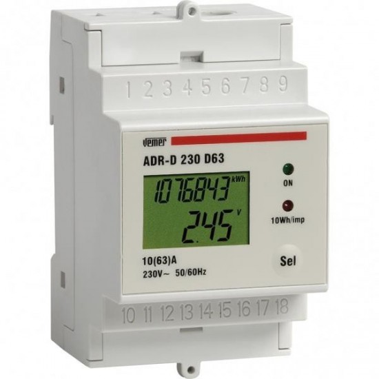 ΑΝΑΛΥΤΗΣ 1Φ ΔΙΚΤΥΟΥ ΜΕ LCD ΟΘΟΝΗ ADR-D 230D63