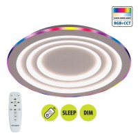 Φωτιστικό οροφής LED με τηλεχειριστήριο DALIA LED  80W  RGB-CCT  3000-6000K