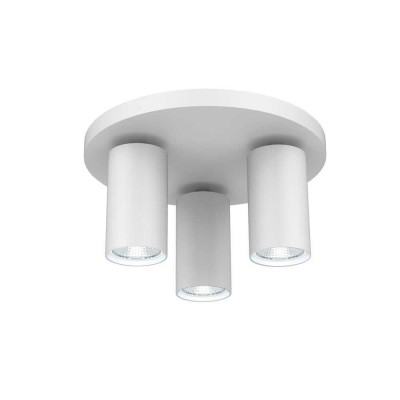 Στρογγυλό φωτιστικό οροφής SP713-3R WH LUX ∙ λευκό ∙ 3xGU10