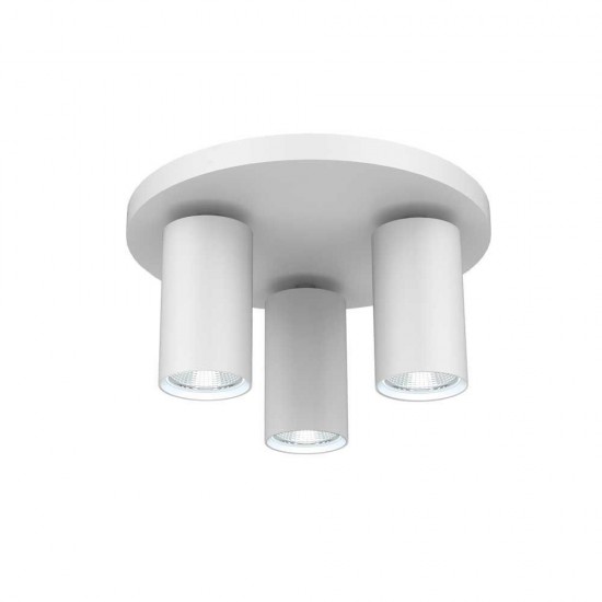 Στρογγυλό φωτιστικό οροφής SP713-3R WH LUX ∙ λευκό ∙ 3xGU10