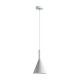 Φωτιστικό κρεμαστό γύψινο, 240V, Ε27, Max 20W (LED), IP20, ø16.5x29cm, με δυνατότητα βαφής, λευκό  Remy