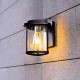Φωτιστικό φανάρι επίτοιχο, 230V, Max60w, E27, IP23, 17.4x21.5x19.7cm, λευκό