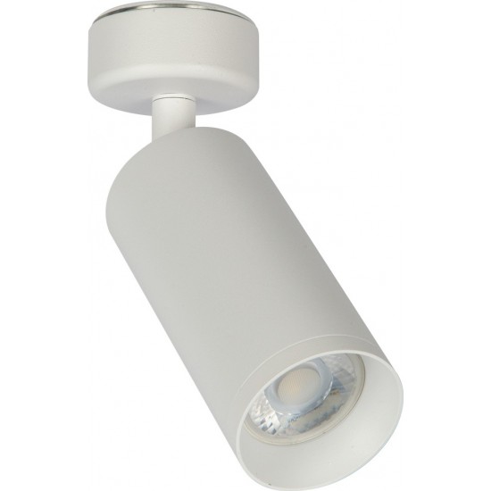 Σποτ οροφής κύλινδρος, 240V, GU10/Par16, Max 35w, IP20, λευκό