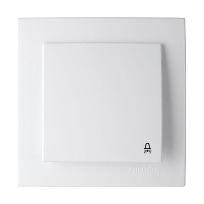 Λευκό μπουτόν κουδουνιού 12V-220V - 24111012