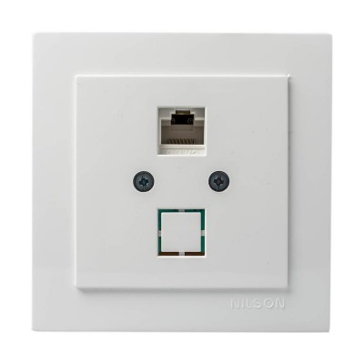 Λευκή πρίζα δικτύου CAT6 - 24111045