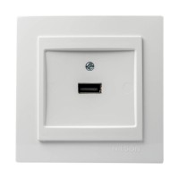 Λευκή πρίζα USB - 24111080