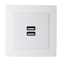 Λευκή πρίζα USB διπλή - 24111081
