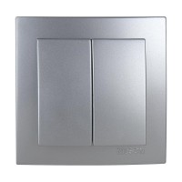 Ασημί διακόπτης Κ-Ρ - 24131003