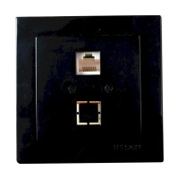 Μαύρη πρίζα δικτύου CAT6 - 24221045