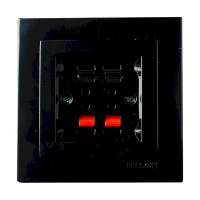 Μαύρη πρίζα ηχείων - 24221050