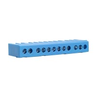 Μπάρα ουδετέρου με μόνωση 12x16 μπλέ - 448003