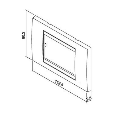 Πλαίσιο 3 θέσεων craft - 703010G