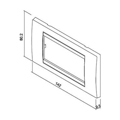 Πλαίσιο 4 θέσεων craft - 704010G