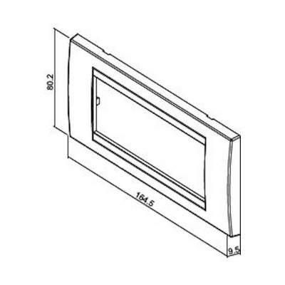 Πλαίσιο 5 θέσεων Χρυσό - 705052G