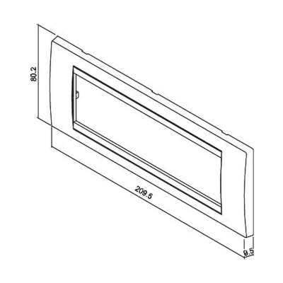 Πλαίσιο 7 θέσεων teak - 707014G