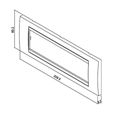 Πλαίσιο 7 θέσεων Νίκελ - 707050G