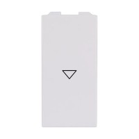 Μπουτόν ρολλών 1 θέσης Λευκό 10ΑΧ250V - 735701S