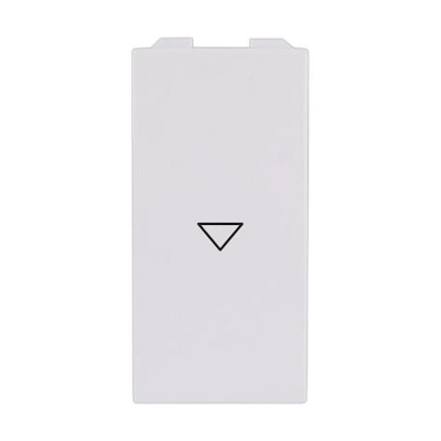 Μπουτόν ρολλών 1 θέσης Λευκό 10ΑΧ250V - 735701S
