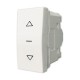 Διακόπτης ρολλών 1 θέσης 1-0-2 Λευκό 10ΑΧ250V - 738101S
