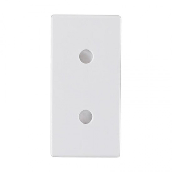 Πρίζα διπολική 1 θέσης  Λευκή 2Ρ 10Α 250V - 740101S
