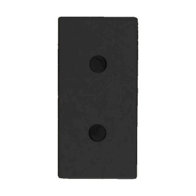 Πρίζα διπολική 1 θέσης  Μαύρη 2Ρ 10Α 250V - 740108S