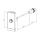 Πρίζα SAT 1 θέσης Ιβουάρ 5MΗz - 2400ΜΗz Θ-Θ 0db - 747202ES