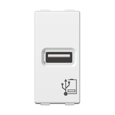 Πρίζα USB Smart Charger 2.1A 1Θ λευκή - 749101S