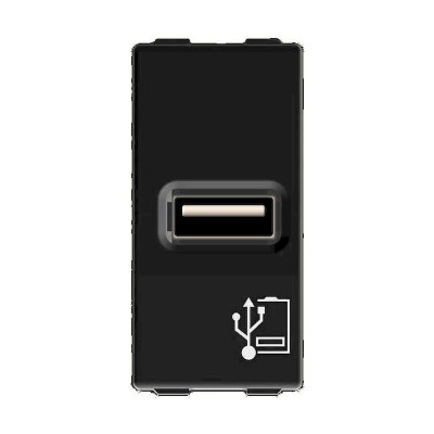 Πρίζα USB Smart Charger 2.1A 1Θ μαύρη - 749105S