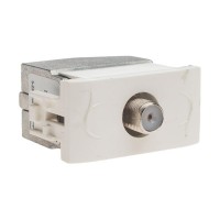 Μηχανισμός πρίζας SAT direct τερμ. λευκός - 7658.FS