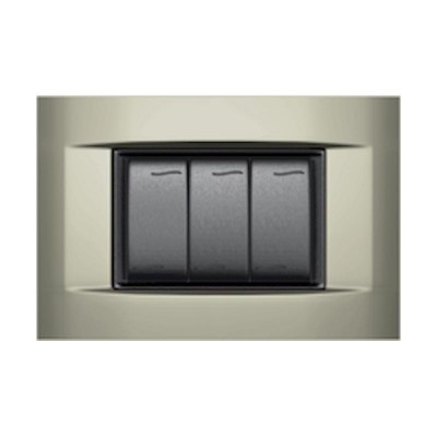 Πλαίσιο aqua metal 3m inox - 7753.G.AS