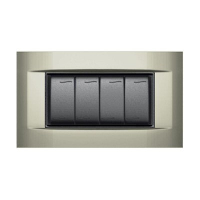 Πλαίσιο aqua metal 4m inox - 7754.G.AS