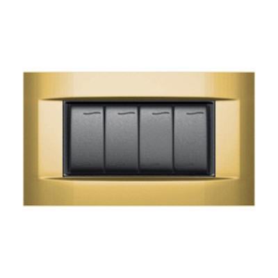 Πλαίσιο aqua metal 4m χρυσό ματ - 7754.G.OS