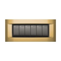 Πλαίσιο aqua metal 6m χρυσό ματ - 7756.G.OS