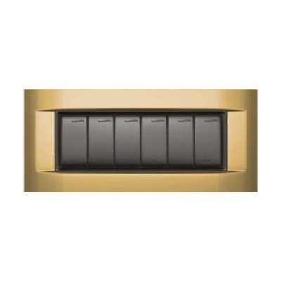 Πλαίσιο aqua metal 6m χρυσό ματ - 7756.G.OS