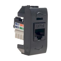 Μηχανισμός πρίζας Η-Υ RJ45 γραφίτης - 7764.C5