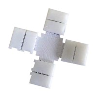 Μούφα σταυρός για ταινία LED IP20 10mm - C4-10