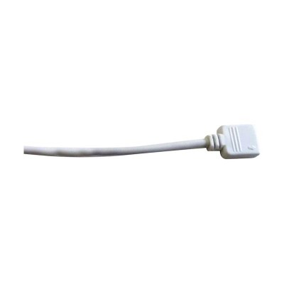 Μούφα θηλυκή για ταινία LED 10mm RGB λευκή - CC1-RGB-F