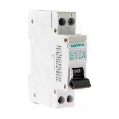 Ασφάλεια 1P+N 1θ 25A C - EA125CN1  GEYER